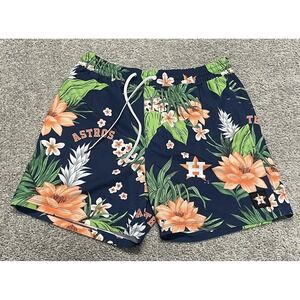 Hurley Phantom '47 MLB Houston Astros Shorts Floral Beach Men's Sz Medium